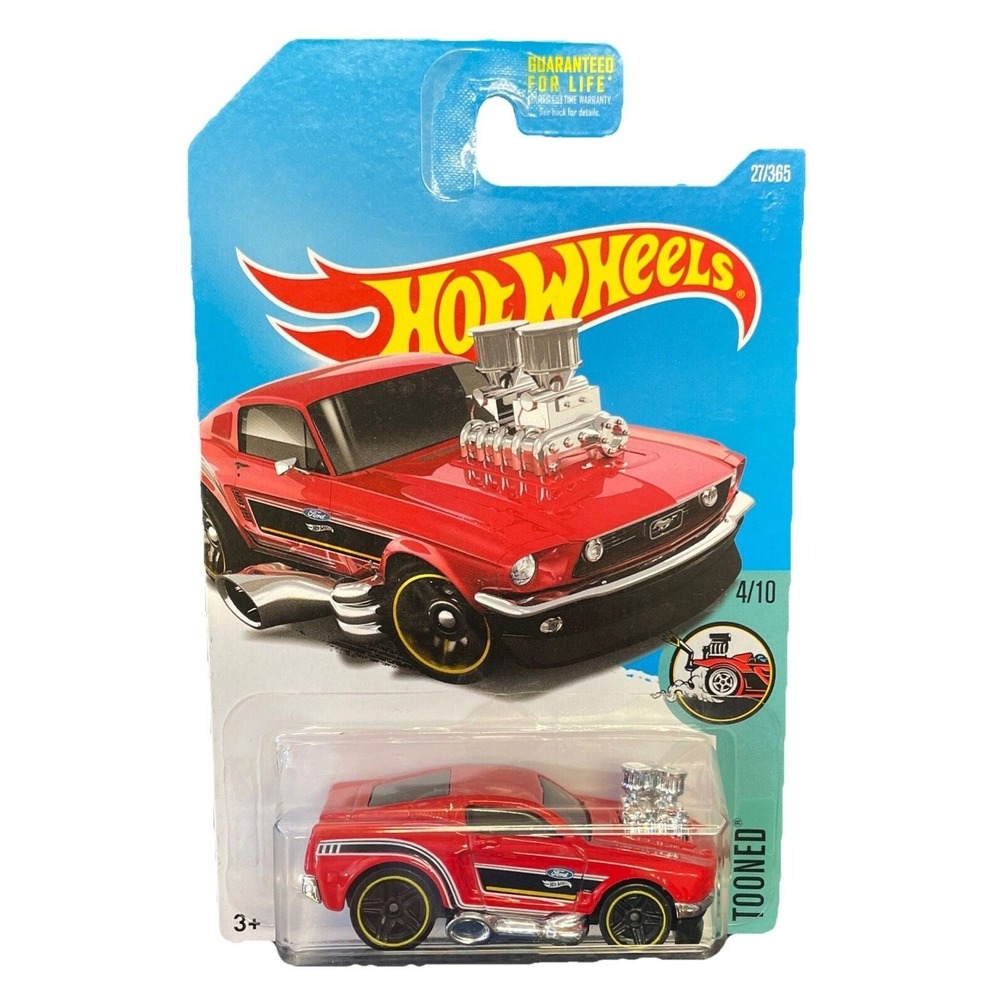 Hot‎ Wheels Tooned '68 Mustang Red 4/10
